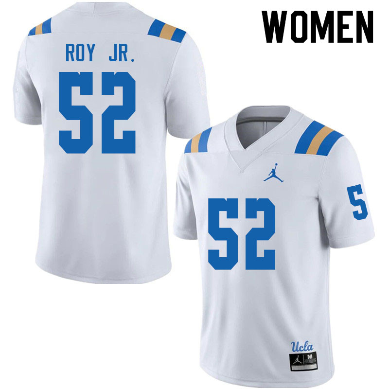 Jordan Brand Women #52 Benjamin Roy Jr. UCLA Bruins College Football Jerseys Sale-White - Click Image to Close